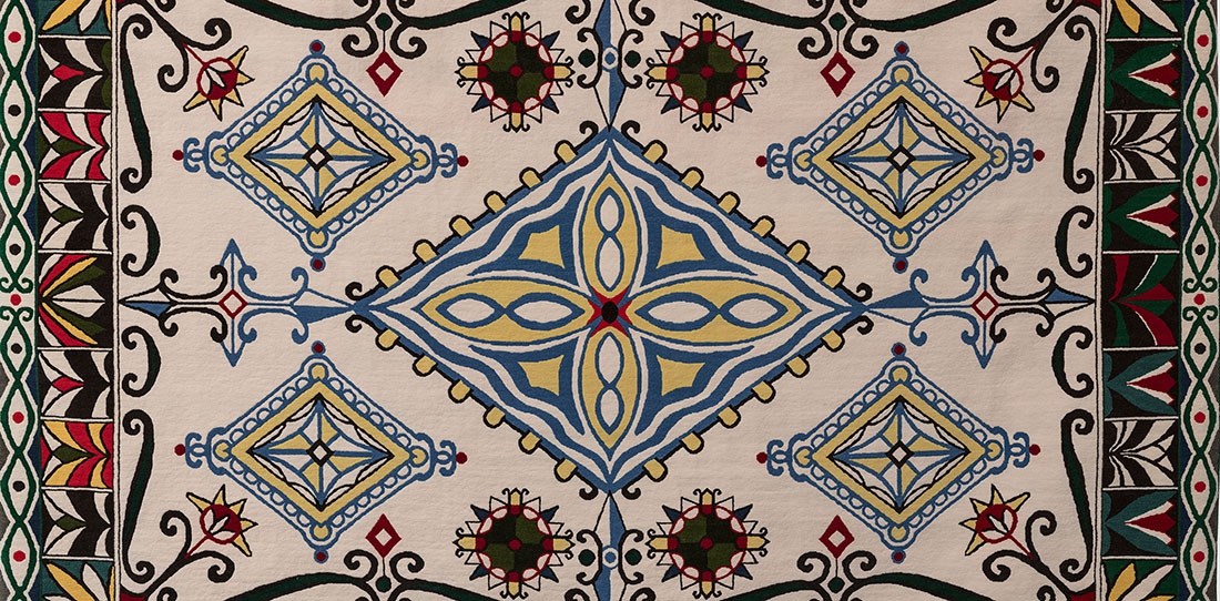 Nùmenorean Carpet © The Tolkien Trust 1977. Cité internationale de la tapisserie