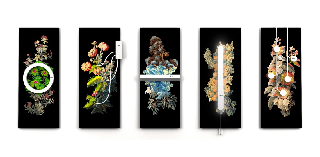 Nouvelles verdures d'Aubusson, par Quentin Vaulot et Goliath Dyèvre, Grand Prix 2013 de la Cité internationale de la tapisserie, maquette numérique